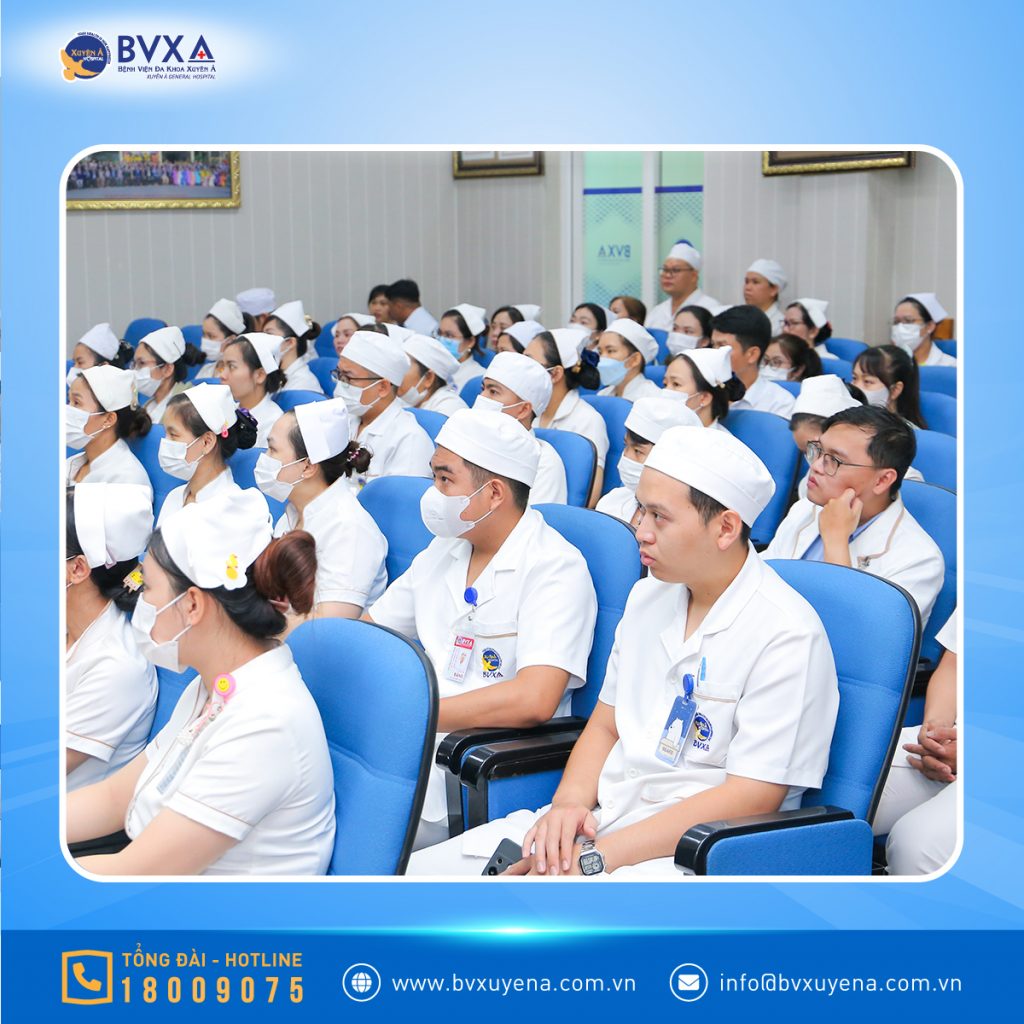 Hình ảnh buổi tập huấn kiểm soát nhiễm khuẩn và phát động phong trào rửa tay