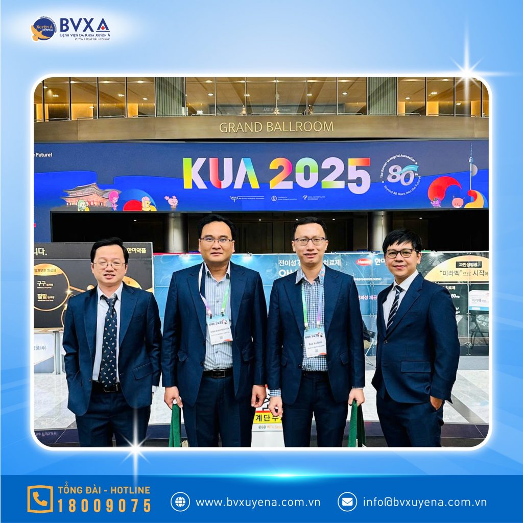Hình ảnh bác sĩ Bệnh Viện Đa Khoa Xuyên Á tại hội nghị thường niên lần thứ 77 của Hiệp hội Tiết niệu Hàn Quốc (KOREAN UROLOGICAL ASSOCIATION – KUA
