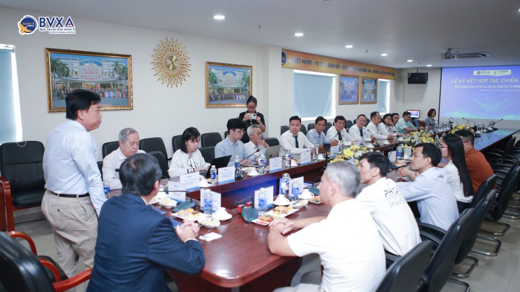 Hình ảnh tổng thể buổi lễ ký kết hợp tác