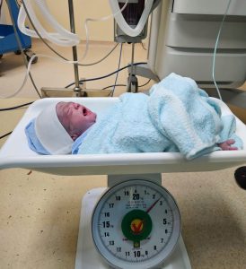 Em bé thứ nhất với cân nặng 2.300gram