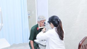 Hình ảnh buổi khám cựu chiến binh