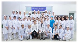 Tập thể nhân viên Khoa Xét Nghiệm năm 2024