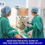 NGƯỜI ĐÀN ÔNG BỊ HÓC XƯƠNG VỊT GIỮA THỰC QUẢN