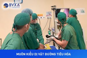 Ekip nội soi lấy dị vật đường tiêu hoá