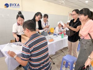 Hình ảnh buổi khám sức khoẻ doanh nghiệp