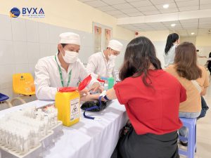 Hình ảnh buổi khám sức khoẻ doanh nghiệp