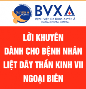 Lời khuyên dành cho bệnh nhân liệt dây thần kinh VII ngoại biên