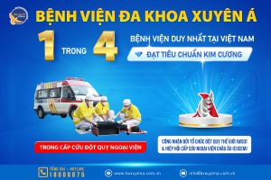 ĐẠT CHUẨN KIM CƯƠNG, BỆNH VIỆN ĐA KHOA XUYÊN Á ĐẠT CHUẨN KIM CƯƠNG, KHẲNG ĐỊNH UY TÍN TRONG CẤP CỨU ĐỘT QUỴ NGOẠI VIỆN