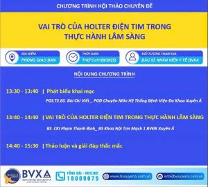 VAI TRÒ CỦA HOLTER ĐIỆN TIM TRONG THỰC HÀNH LÂM SÀNG
