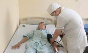 Hình ảnh bệnh nhân được chăm sóc sau can thiệp