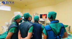 Hình ảnh quá trình phẫu thuật can thiệp ERCP