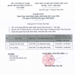 Danh sách người thực hành khám bệnh, chữa bệnh đợt 2 2026 Tây Ninh