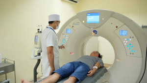 Hình ảnh chụp CT não kiểm tra đột quỵ